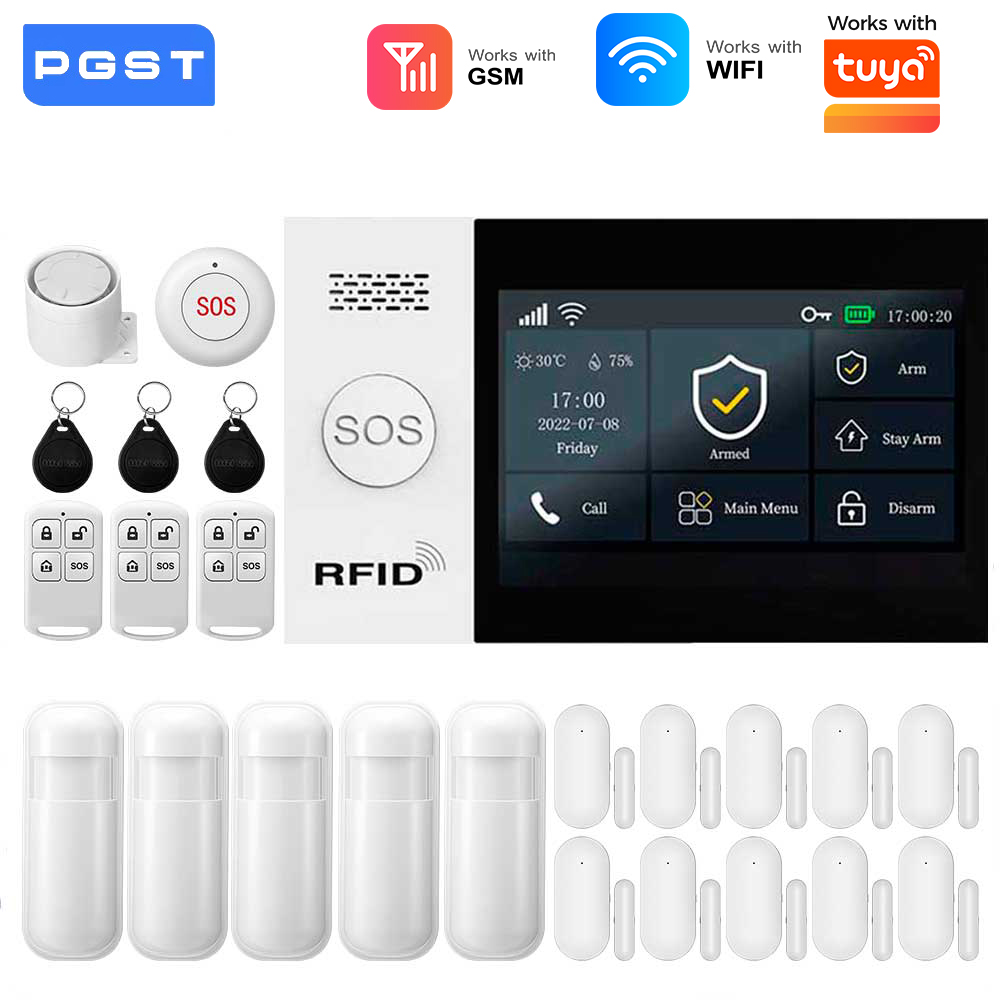 Smart Home Ecosystems - 2.4G WIFI Smart GSM Alarm System