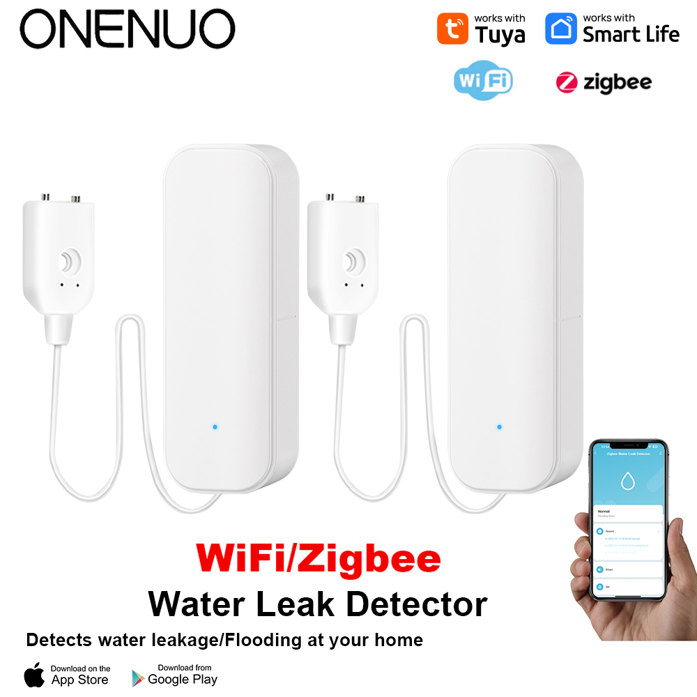 Smart Home Ecosystems - WiFi/Zigbee Water Sensor Tuya Leakage Alarm