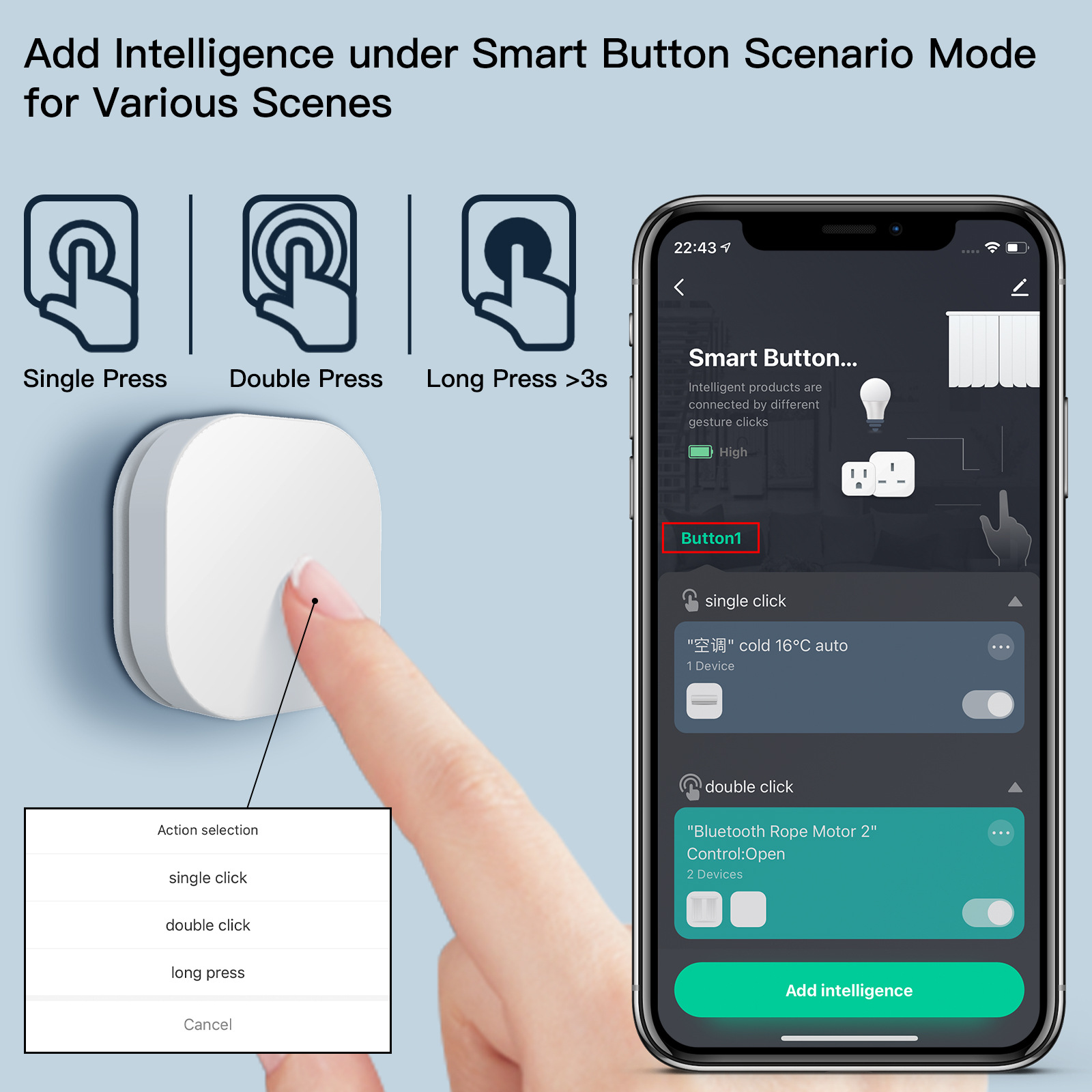 Smart Home Website - Mini Wireless Switch ZigBee Emergency Button