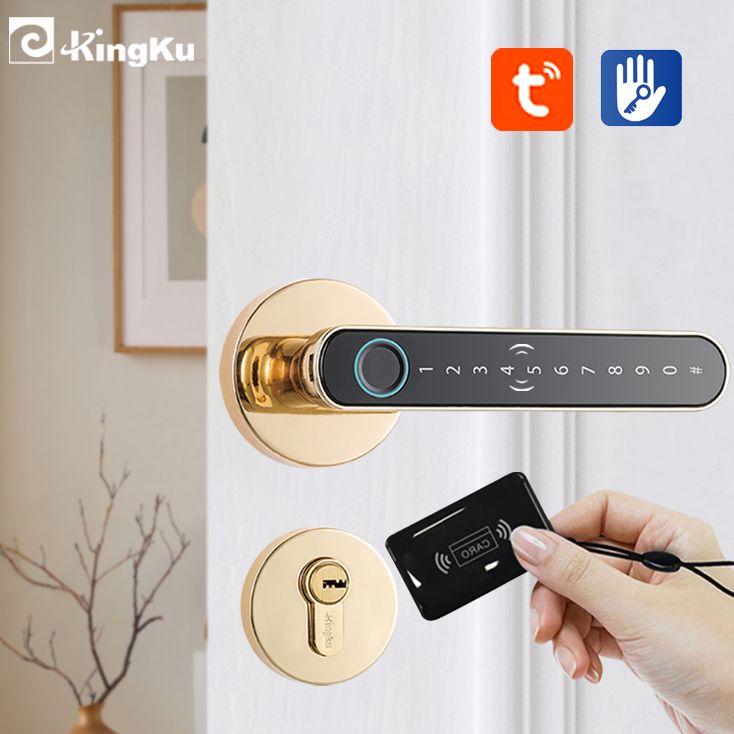 Smart Home Website - Smart Fingerprint Door Lock Handle for