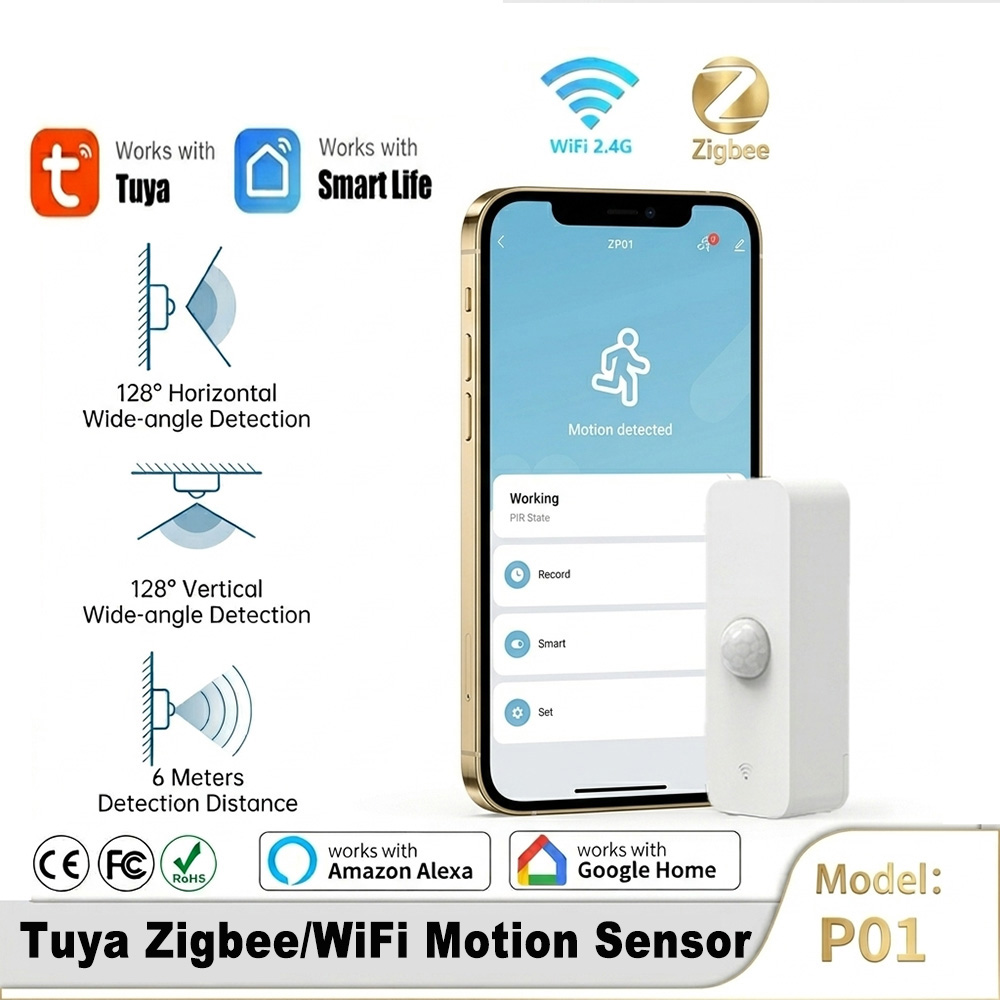 Smart Home Features - Smart PIR Motion Sensor WiFi Zigbee