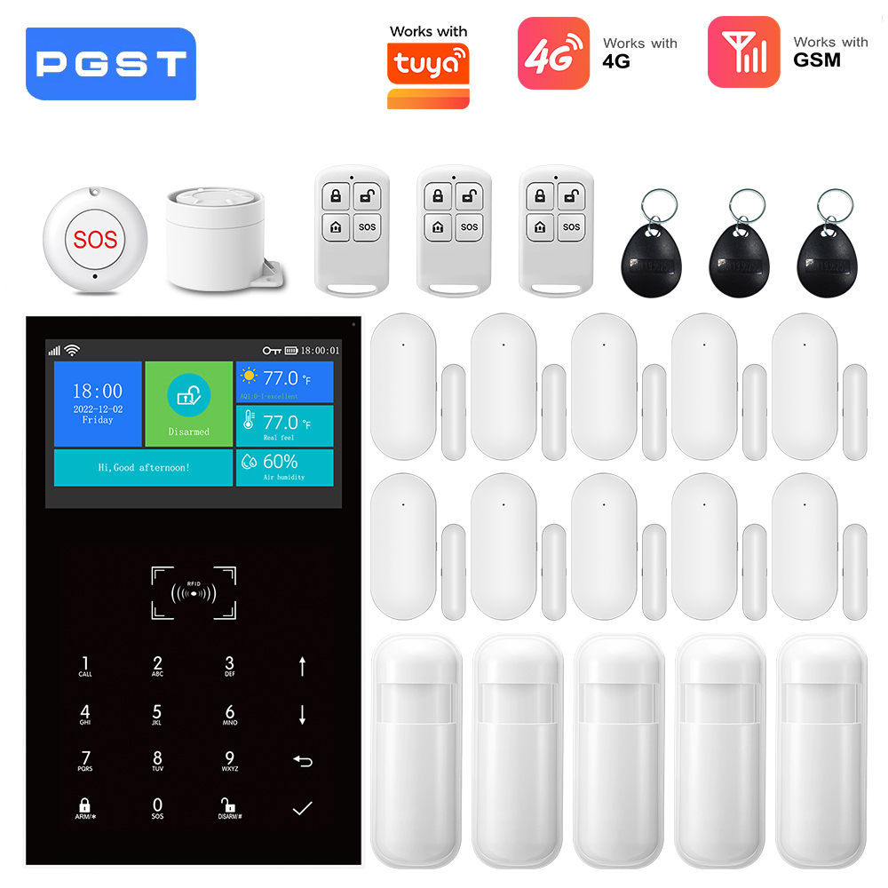 Smart Home Automation System - 4G GSM WiFi Alarm System Work