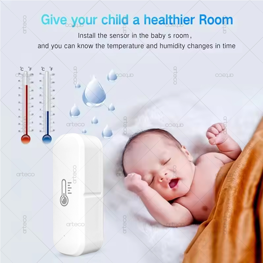 Zigbee Temperature And Humidit - đánh giá và giá Smart Home Tablet