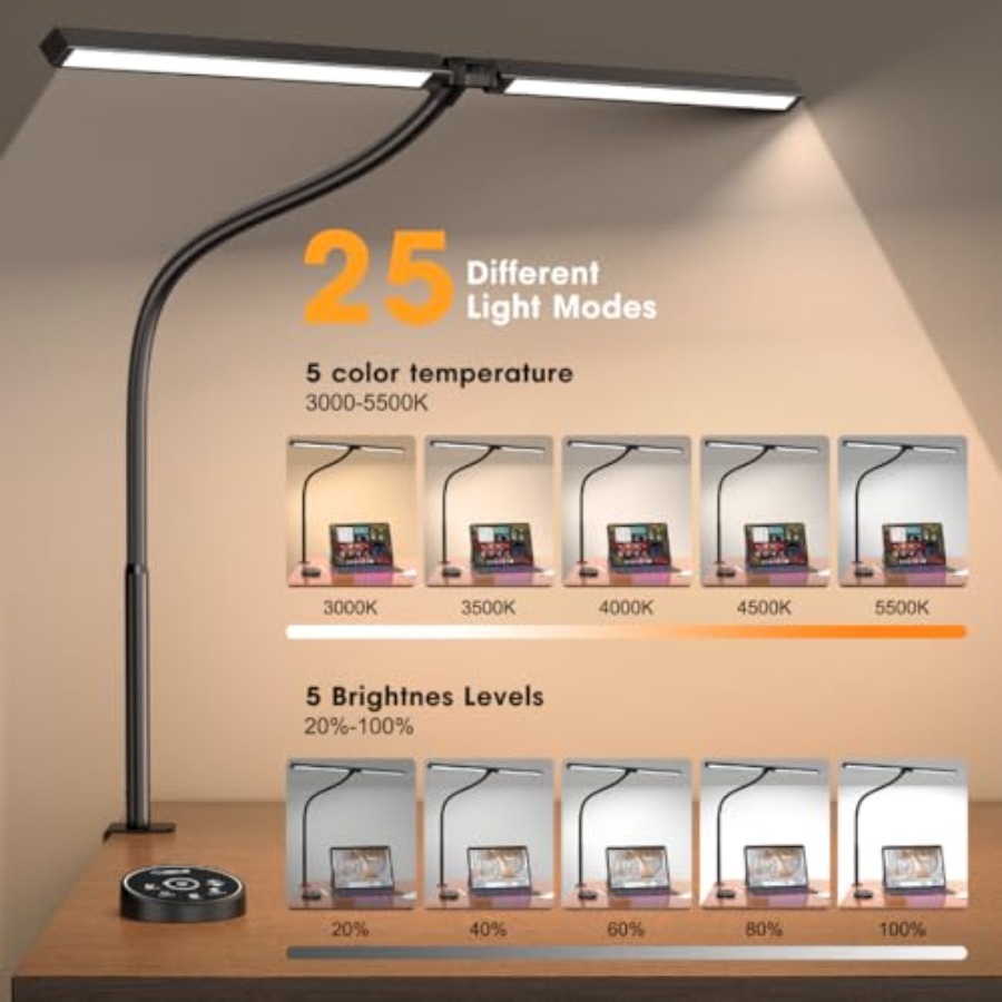 Led Desk Lamp for Office Home  - đánh giá và giá Smart Home Monitor