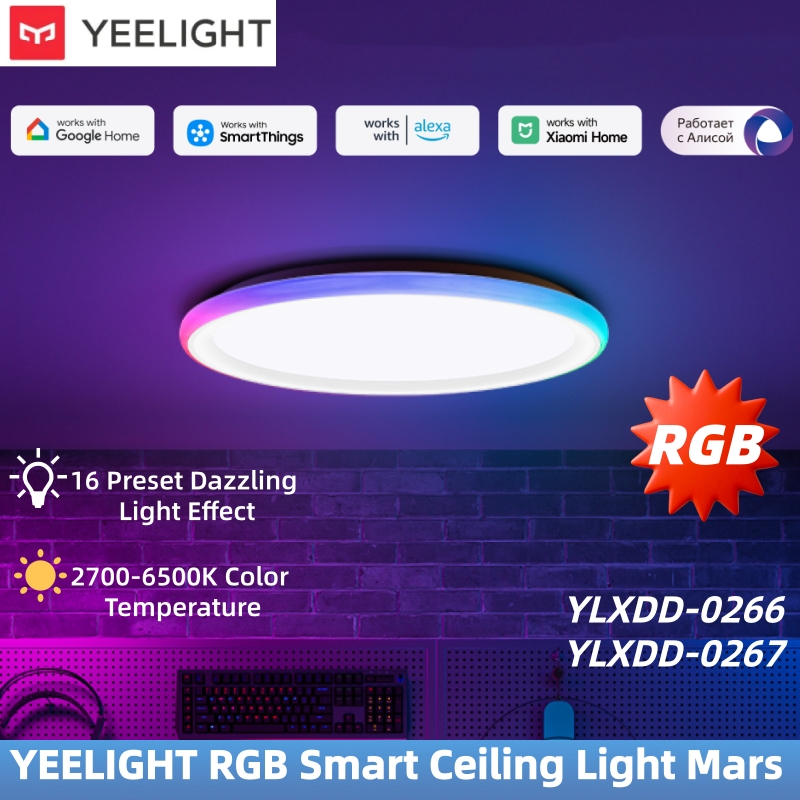 YEELIGHT RGB Smart Ceiling Lig - đánh giá và giá Smart Home Yeelight