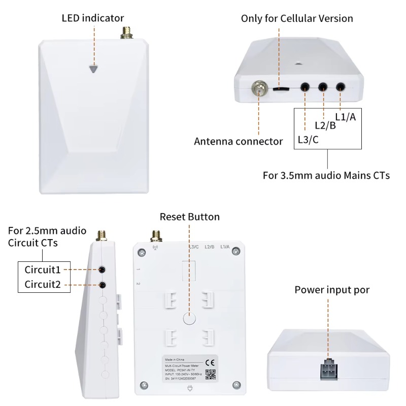 2025 Energy Monitor Solar Ener - đánh giá và giá Smart Home Monitor