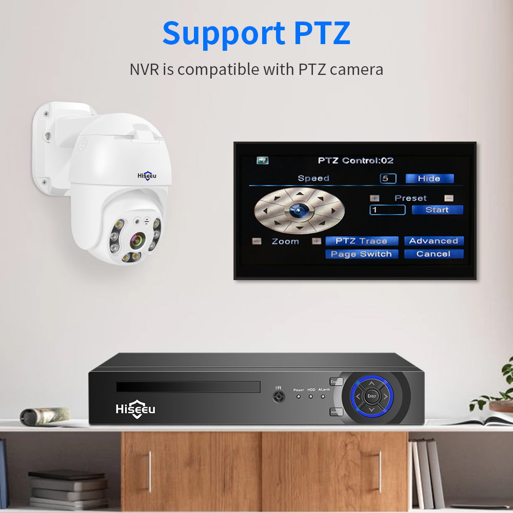Hiseeu 4CH 10CH 16CH 4K 8MP 5M - đánh giá và giá Security Ip Camera