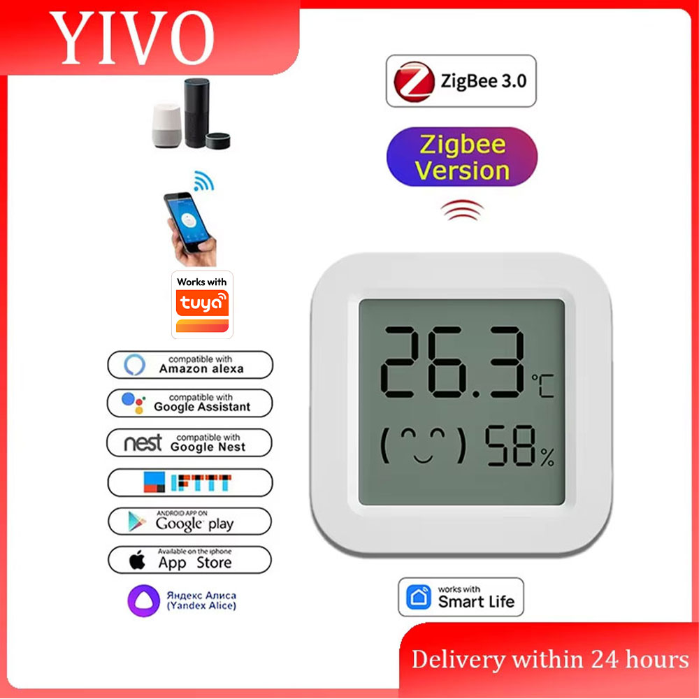 Zigbee 3.0 Temperature Humidit - đánh giá và giá Smart Home Tablet