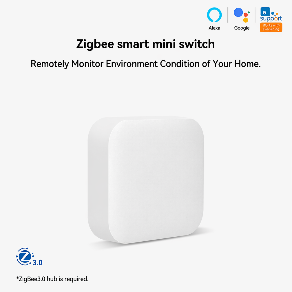 Mini Wireless Switch ZigBee Em - đánh giá và giá Smart Home Website