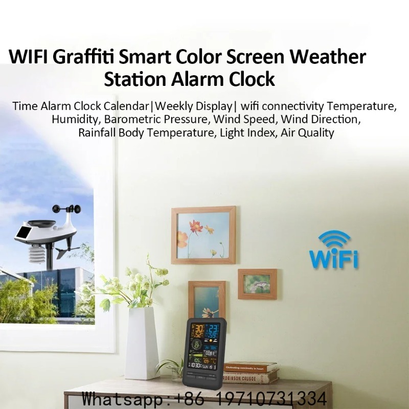 WiFi Smart Weather Station Sma - đánh giá và giá Smart Home Monitor