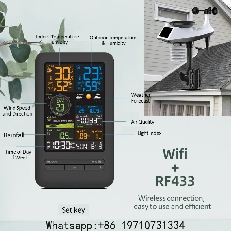 WiFi Smart Weather Station Sma - đánh giá và giá Smart Home Monitor