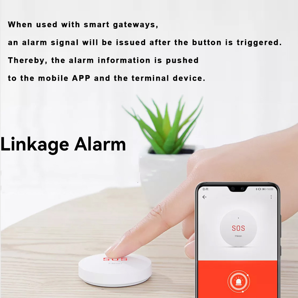 Zigbee Tuya Khẩn Cấp SOS Nút N - đánh giá và giá Smart Home Automation System