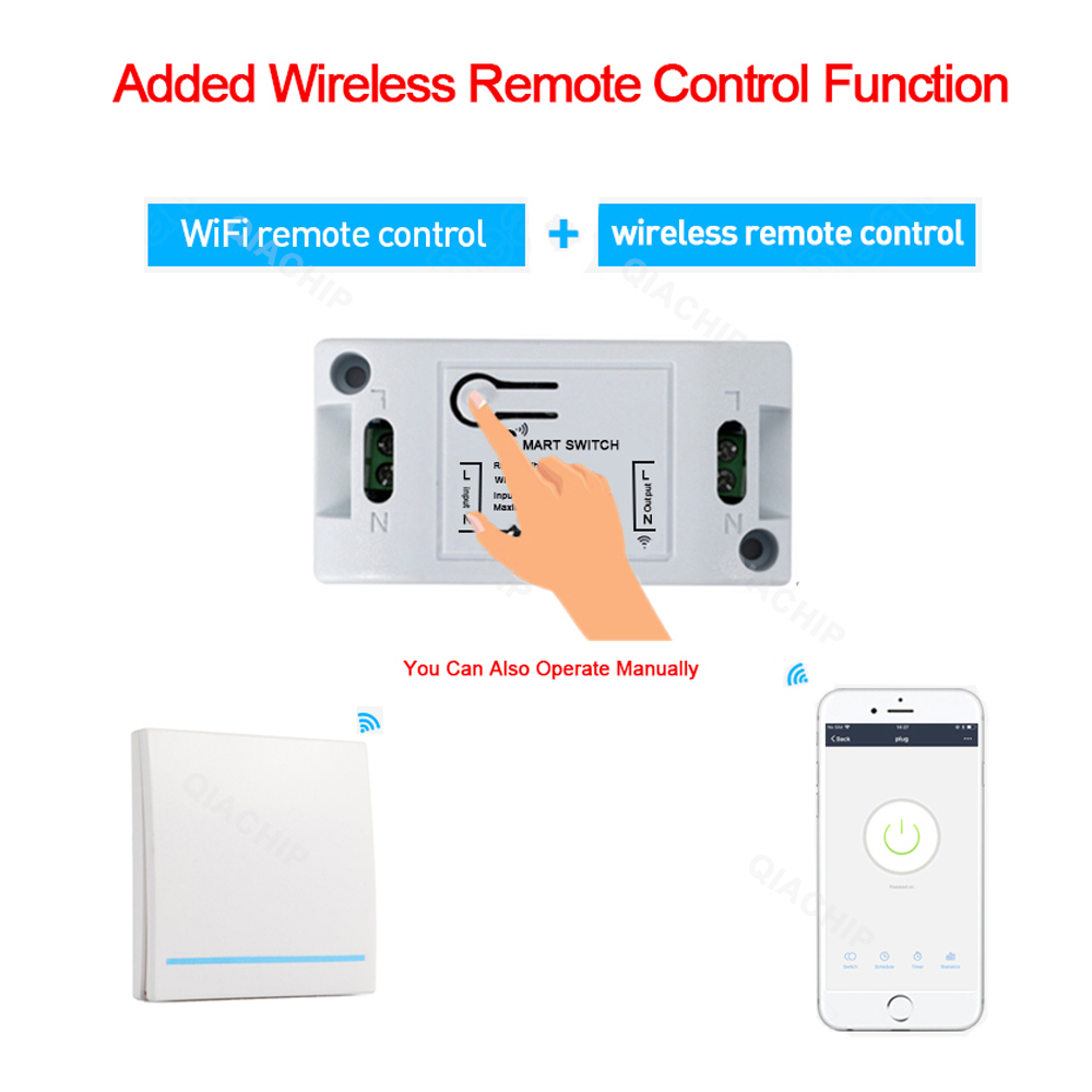 QIACHIP RF 433Mhz Phát Wifi Tu - đánh giá và giá Smart Home Features