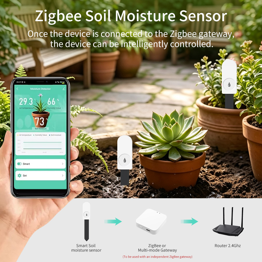 Smart Zigbee 3.0 Soil Tester H - đánh giá và giá Smart Home Features