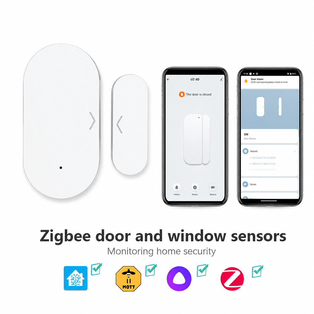 Zigbee 3.0 Door Window Sensor  - đánh giá và giá Smart Home Tablet