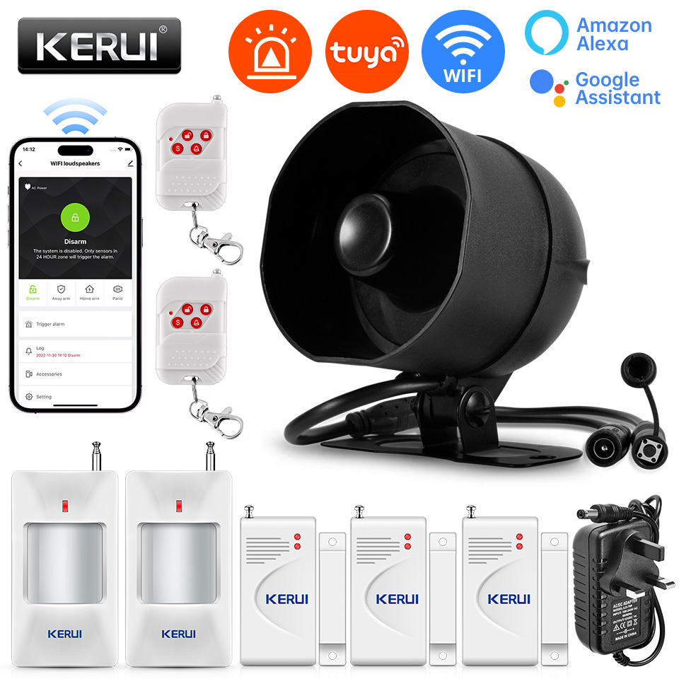 KERUI 120db Siren Alarm System - đánh giá và giá Smart Home Ecosystems