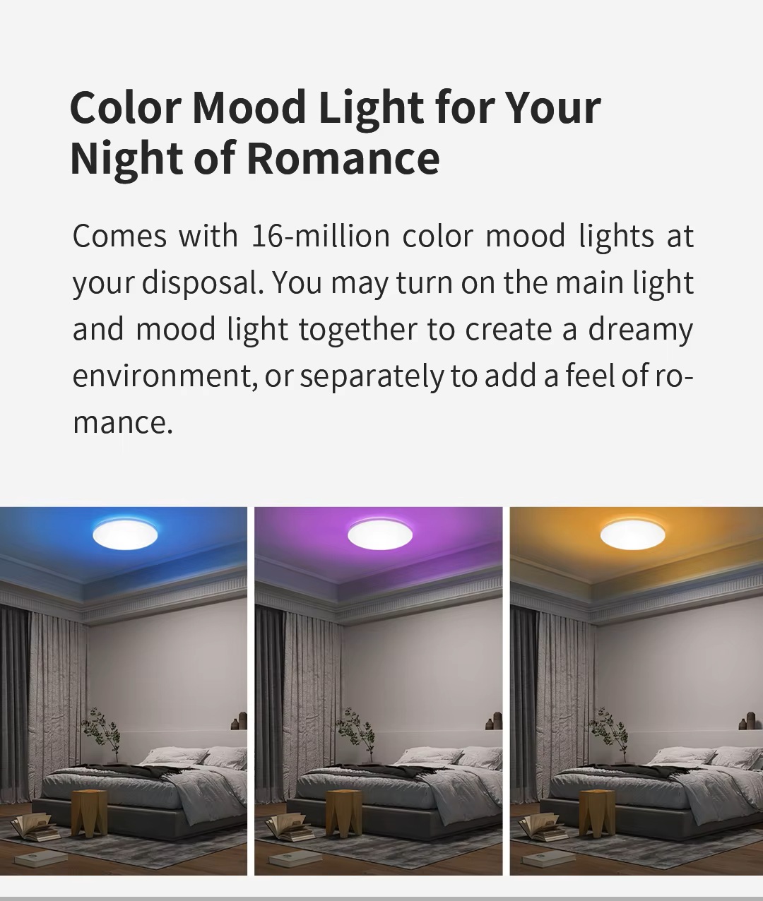 Yeelight Smart Led RGB Ceiling - đánh giá và giá Smart Home Yeelight