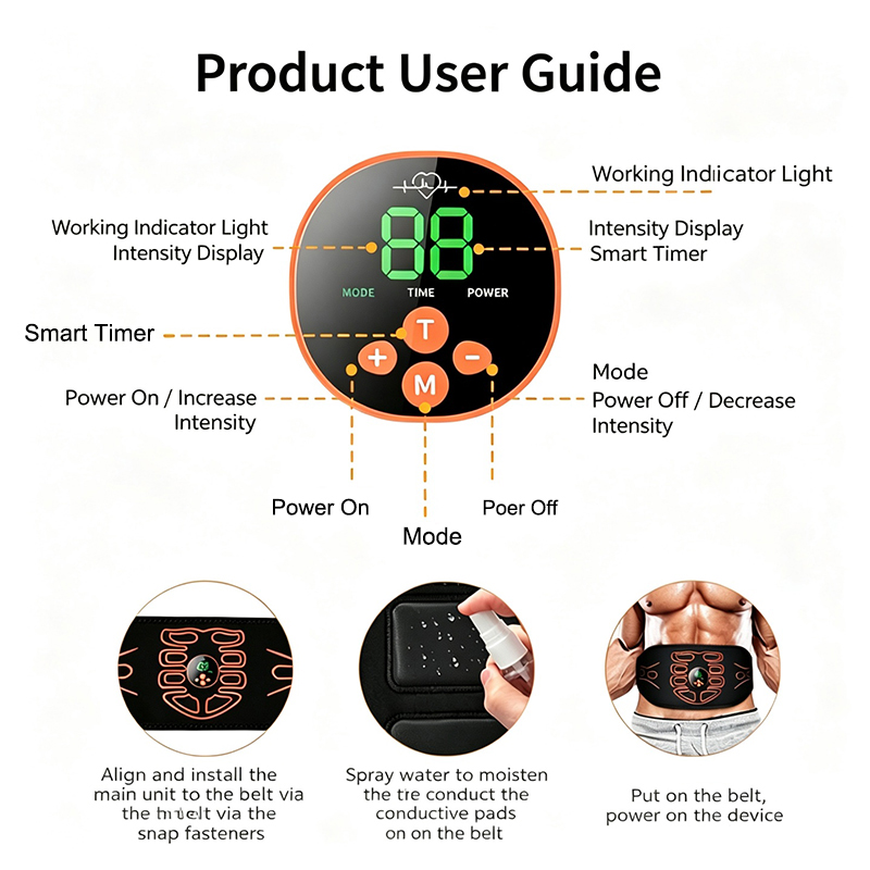 Abdominal Toning Belt Smart Ab - đánh giá và giá Smart Home Appliances