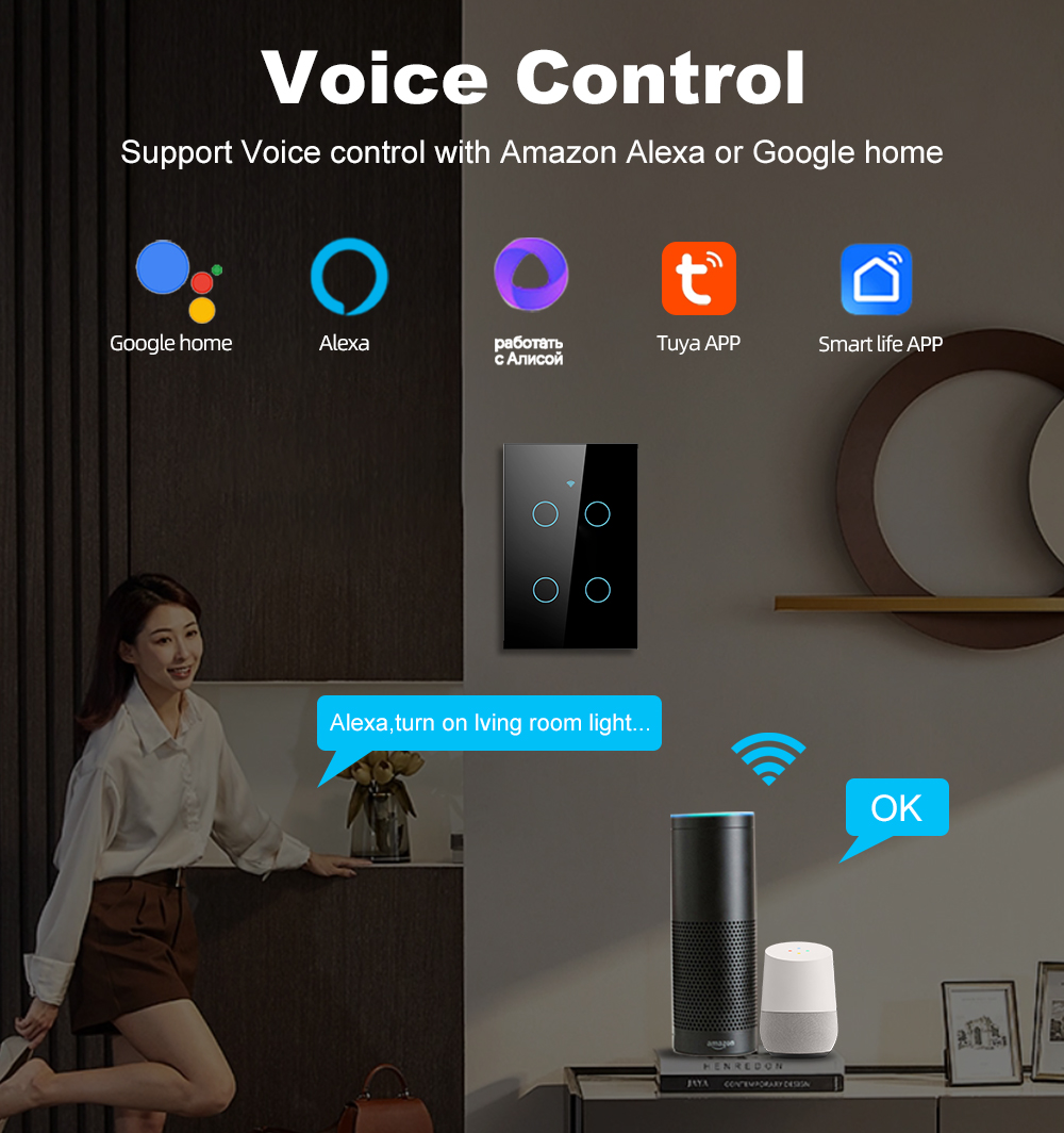 Smart Life Wifi+Bluetooth Touc - đánh giá và giá Smart Home Features