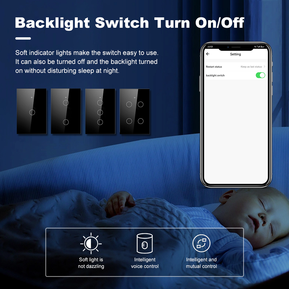 Smart Life Wifi+Bluetooth Touc - đánh giá và giá Smart Home Features