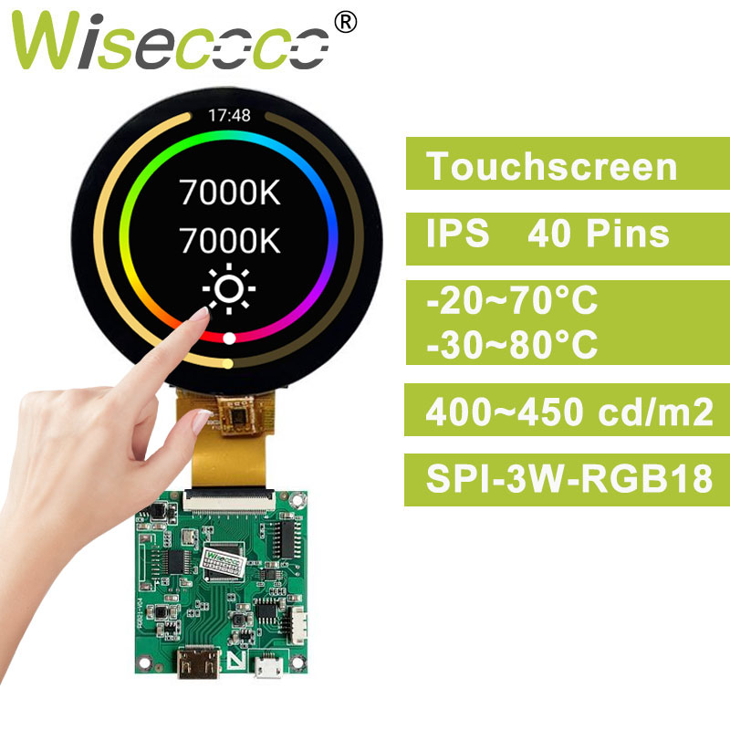 Wisecoco 3 Inch Round touchscr - đánh giá và giá Smart Home Raspberry Pi