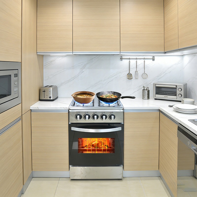 Vertical Kitchen with 4 Gas St - đánh giá và giá Smart Home Oven