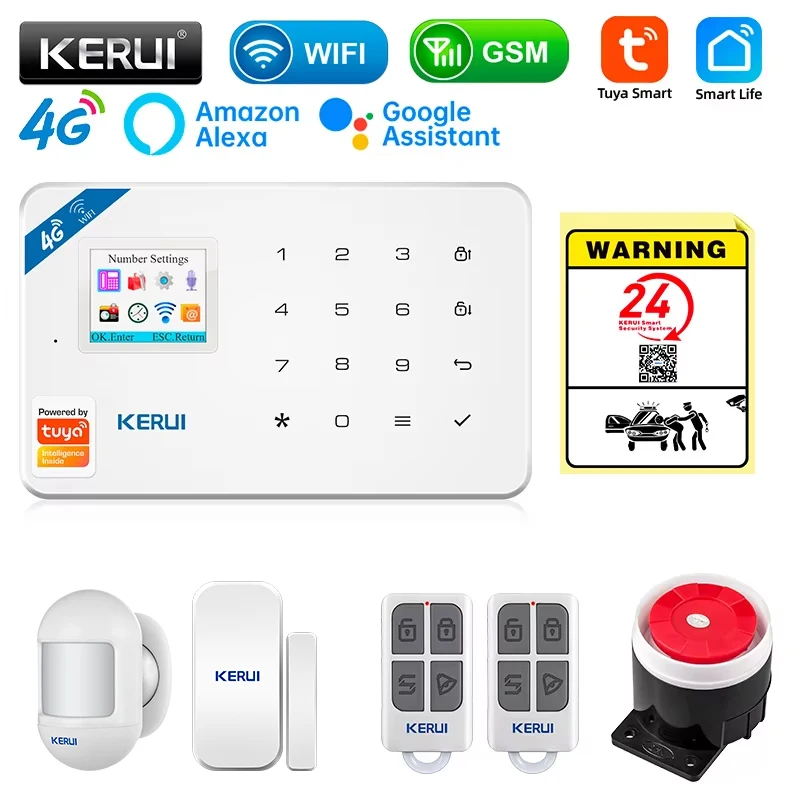 KERUI Security Alarm System Ki - đánh giá và giá Smart Home Automation System