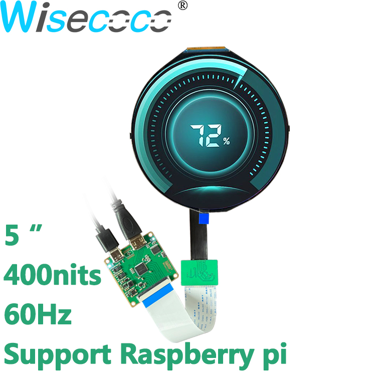 5 Inch IPS 1080*1080 Vòng Màn  - đánh giá và giá Smart Home Raspberry Pi