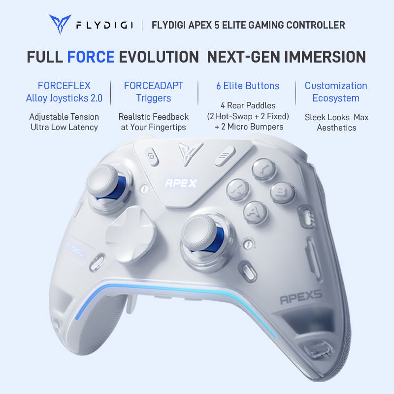 Original Flydigi APEX 5 Gaming - đánh giá và giá Smart Home Raspberry Pi
