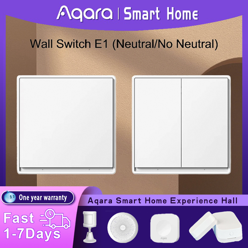 Original Aqara Wall Switch E1  - đánh giá và giá Smart Home Yeelight